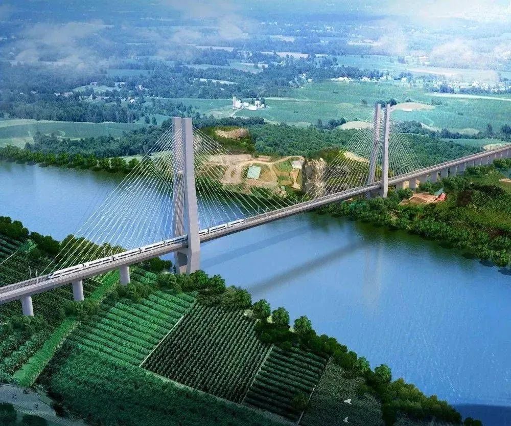 世界最大跨度雙線無砟軌道橋首節段鋼梁架設成功