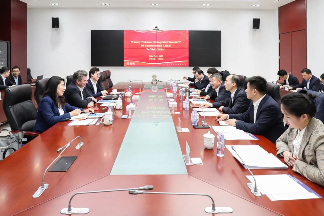 張威與德鐵系統技術有限責任公司領導舉行會談 張威與德鐵系統技術有限責任公司領導舉行會談