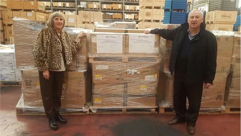 全球抗“疫”｜中鐵工業累計向10多個國家合作伙伴送去6萬余只口罩