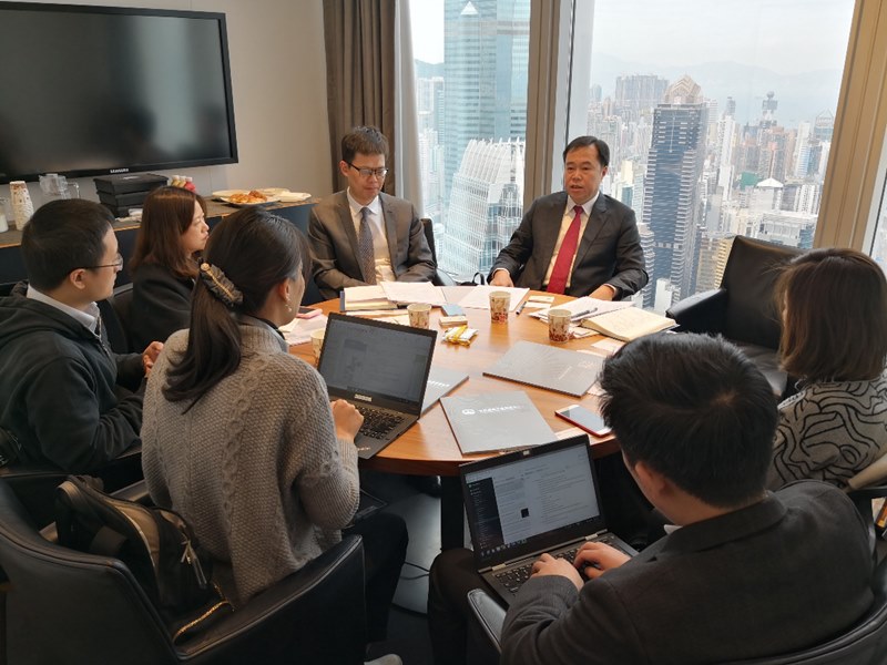 公司黨委書記、董事長易鐵軍應邀參加瑞銀證券2019年工業和基建日活動