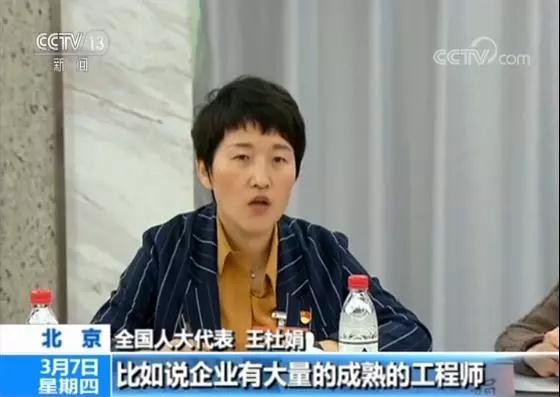 兩會實況:王杜娟代表在分組審議現場發聲