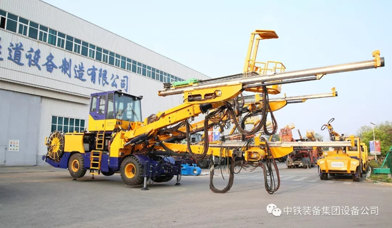 隧道施工神器———中鐵裝備三臂鑿巖臺車 隧道施工神器———中鐵裝備三臂鑿巖臺車