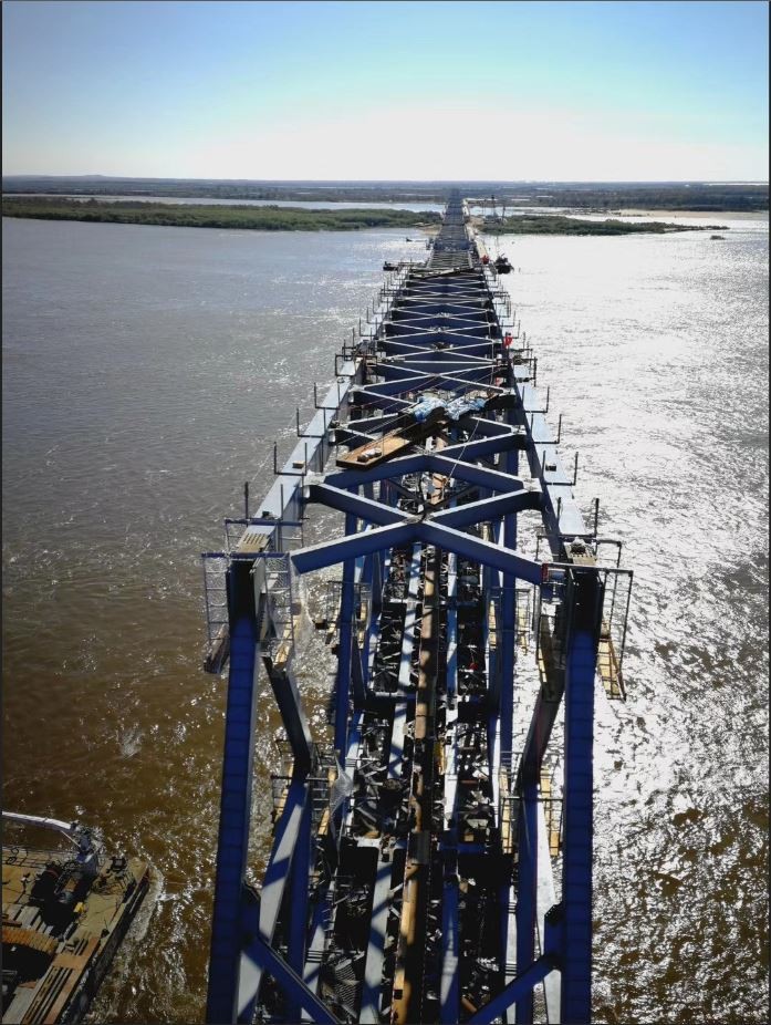 中鐵山橋參建的中俄首座跨江鐵路大橋取得突破性進展