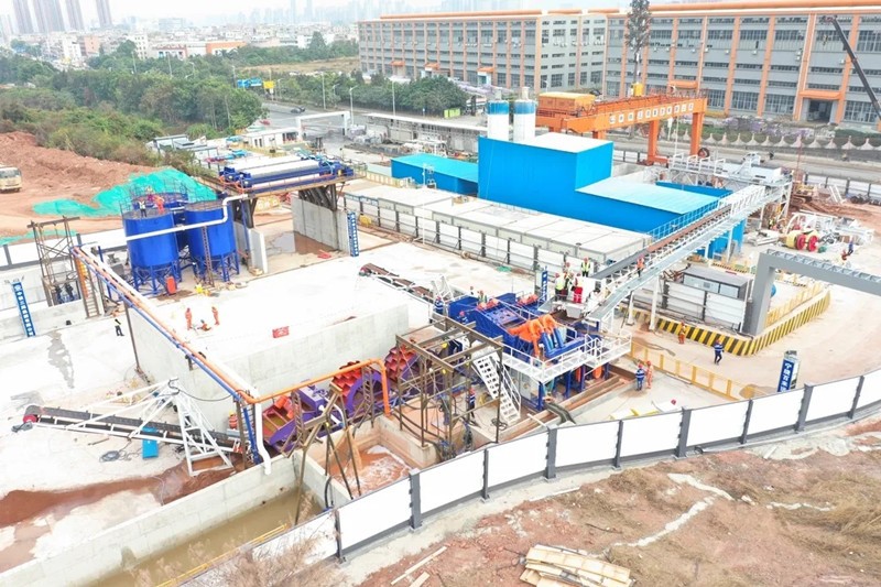 【大干100天】國內首套盾構渣土環保處理系統成功投用