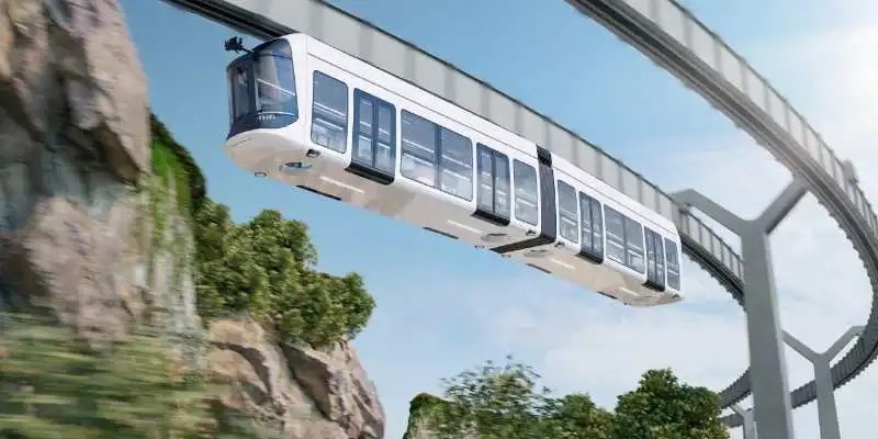 中國首條“空軌”商業運營線開工