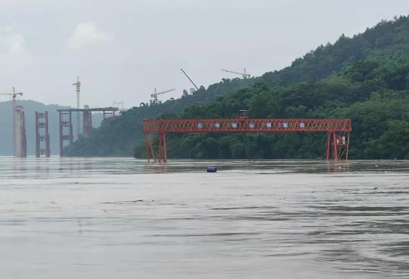 重慶水土嘉陵江大橋、寶成鐵路涪江大橋經受洪水考驗